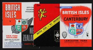 1971 British and I Lions Programmes in N Zealand (3): Fourth test at Auckland (drawn, to take series