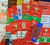 Cliff Jones’ Collection of Rugby Programmes, Menus etc etc (30+): Reportedly from Major Cliff’s