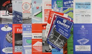 1963/64 Wolves away league match programmes. Good. (21)