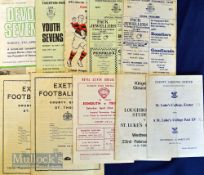 West Country Rugby Programmes 1970s (10): St Luke’s Past v Present 1972 & v Loughborough at