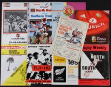 New Zealand Rugby Programme Selection (9): Nice range, Otago v Auckland 1955, North Island v South