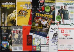 Scarcer Wales Aways Rugby Programme Selection (13): Very lucky 13 here, with the chance to fill