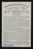 1937/38 Charlton Athletic v Preston NE Div. 1 match programme 7 May 1938. Covers missing, o/wise