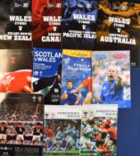 2006-2007 Great Wales Rugby Programme Collection (13): Including the scarcer pair of away