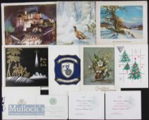 Collection of Scottish clubs Xmas cards to include Aberdeen 1961+1963, Celtic, Scottish League,