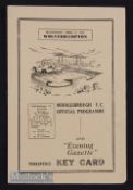 1950/51 Middlesbrough v Wolves programme 11 April 1951. Good