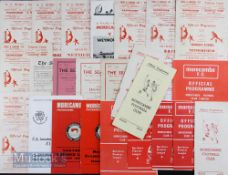 Selection of Morecambe home match programmes 1948/49 Clitheroe, 1950/51 Ashton Utd, 1951/52 Great
