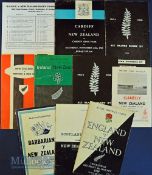 1963-4 New Zealand All Blacks in the UK Rugby Programmes (10): Copies from matches with Oxford