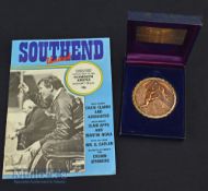 1984 Southend Utd v Plymouth Argyle Man of the Match award given to T Whymark with a programme