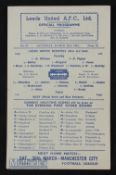 1945/46 Wartime Central League Leeds United reserves v Bury reserves 23 March 1946 at Elland Road.