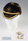 Scottish International Cap season 1952/53 awarded to Billy Steel (of Dundee) for the home