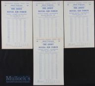 Selection of inter-services tournament at Wolverhampton Wanderers, The Army v Royal Air Force