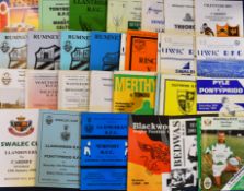 Welsh Club Scene Rugby Programmes inc Cups (40): A host of different home clubs in this grand