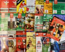 WRU Cup Finals & Semis Selection 1984-2007 (22): Missing only 1987 and 2004-06 inclusive, 17