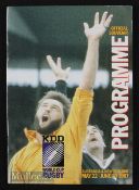 1987 Rugby World Cup Overall Programme: For the Pool stages, the A4 format, colourful, detailed
