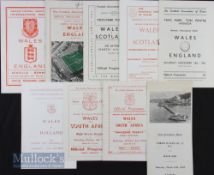 Wales Amateur internationals to include 1953 South Africa, 1954 England, 1956 England, 1958 South