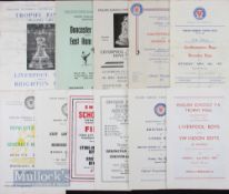 English schools (ESFA) finals to include 1948 Liverpool v Stockport, 1953 Chesterfield v Swansea,