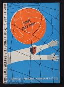 1954 World Cup Austria v Czechoslovakia at Zurich 19 June. Good.