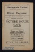 1921/22 Hartlepools Utd v Stalybridge Celtic Division 3 (N) 1st league season for both clubs 2