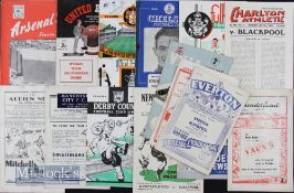 1949/50 Selection of Blackpool away league match programmes to include Sunderland, Birmingham