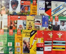 WRU Cup Finals (24) / Semis (6) Rugby Programmes (30): Finals from 1973 to 2009, missing are 1977,