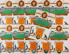 1954/55 Wolverhampton Wanderers home match programmes to include Arsenal, Chelsea (Champions),