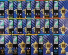 2003 Rugby World Cup Programmes (19): ‘Five Nations Countries’ Matches, all A5, France v Fiji,