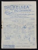 1926/27 Chelsea v Wolverhampton Wanderers Div 2 match programme 18 April 1927. Poor-fair.