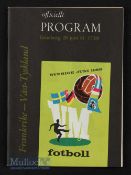 1958 World Cup semi-final West Germany v France at Goteborg 28 June. Good.