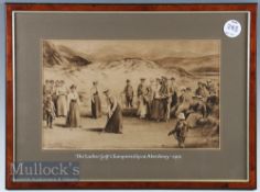 After Michael Brown (1853-1947) – Original Life Association of Scotland golf print entitled The