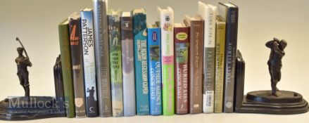 Golf Fiction Books including The Life of O’Reilly, The Shepper-Newfounder, Buried Lies, Clubbed to