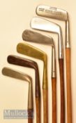 6x Various putters including 5x metal blades 2x Gem models, Sureshot wry neck, Ladies wry neck,