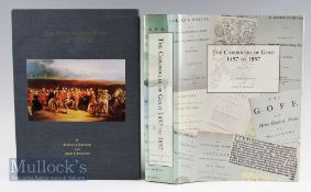 Johnston, Alistair, J & Johnston, James F (signed) – The Chronicles of Golf 1457 to 1857 limited