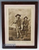 After L F Abbott – To The Society of Goffers at Blackheath print – engraved by V Green Mezzotint