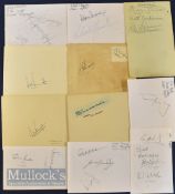Quantity of Cricket Autographs featuring Shane Warne, James Brinkley, Phil Weston, Tim Edwards,