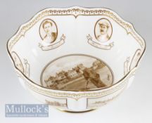 Bill Waugh Millennium Golf Collection Aynsley Bone China Bowl – ltd ed no. 289/2000 featuring Old