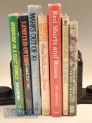 Selection of Signed Cricket Books featuring Home Truths from Abroad (Chris Broad), Spinning in a