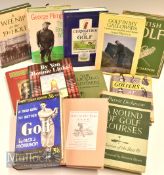 Assorted Golfing Books titles include A Round of Golf Courses 1951, Golfers At Law 1958, A New Way