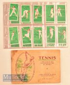 Player’s Tennis Cigarettes Tennis Cards a set of 40 together with John Player & Sons Tennis