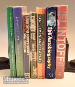 Selection of Signed Cricket Books some signed to include Cricket The Great Captains (John Arlott)