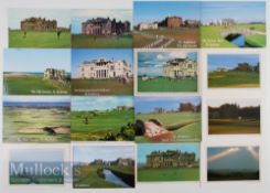 Collection of St Andrews Golf Club Postcards various examples, modern colourmaster examples,