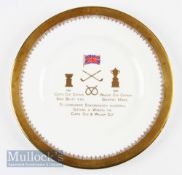 Royal Grafton Staffordshire Golf Commemorative Plate to commemorate Staffordshire’s Successful