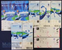 Mixed Winter Olympics Tickets (9) – 1994 Lillehammer ice hockey Slovakia v Italy and Germany v