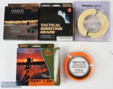 4x Boxed Fly Lines Hardy ST10/11, Snowbee, Airflo and Jim Teeny (4)