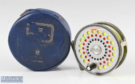 Hardy Bros England St Aidan 3 ¾” alloy fly reel with u line guide, smooth alloy foot, rim tensioner,