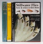 Goddard, John - 3x Fishing Books on Flies – “Trout Fly Recognition” 1966 1st edition, “Trout Flies