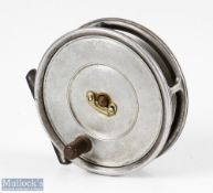 Hardy Bros England Uniqua 3 5/8” alloy fly reel stamped TA (Thomas Appleby 1920-1947) internally,