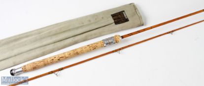 Hardy ‘The Wanless’ split cane spinning rod 7ft 2pc 7/8 lb, in MCB