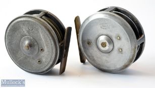 2x Alex Martin, Glasgow, Edinburgh & Aberdeen Alloy trout fly reels – The Caledonia Thistle the
