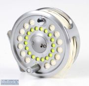 Shimano Ultegra 7/8 fly reel anodised finish rear drag adjuster, loaded with float line, very